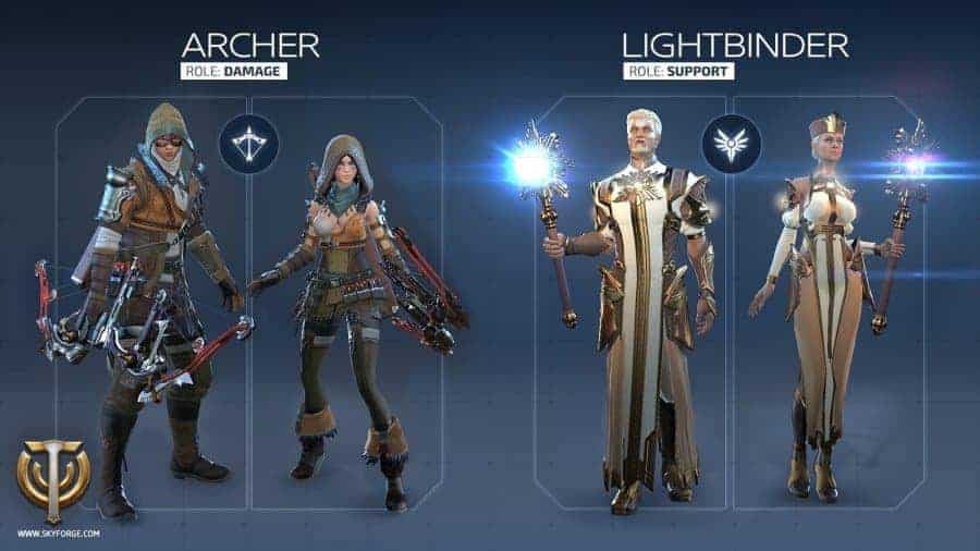 skyforge-archer-light-classes